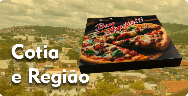 Caixa de Pizza Quadrada em Cotia
