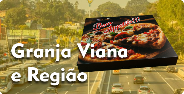 Caixa de Pizza Quadrada em Granja Viana