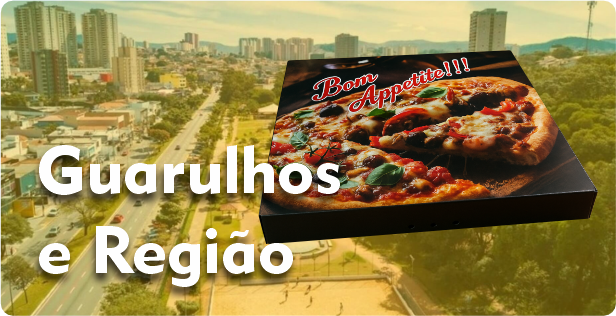 Caixa de Pizza Quadrada em Guarulhos
