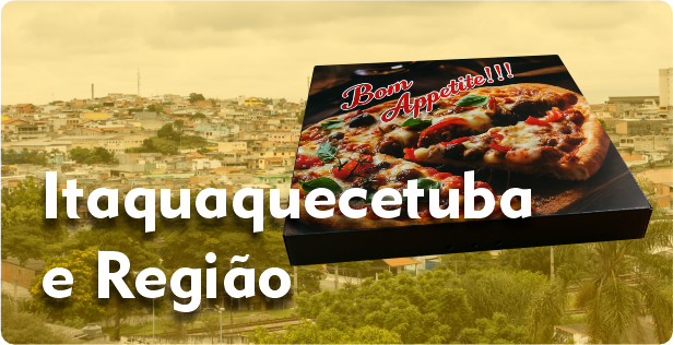 Caixa de Pizza Quadrada em Itaquaquecetuba