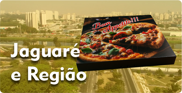 Caixa de Pizza Quadrada em Jaguaré