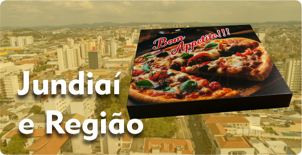 Caixa de Pizza Quadrada em Jundiaí