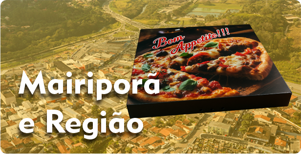 Caixa de Pizza Quadrada em Mairiporã