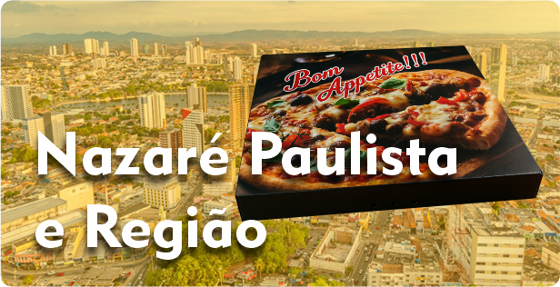 Caixa de Pizza Quadrada em Nazaré Paulista