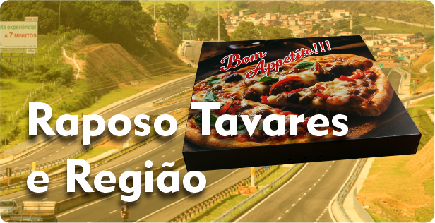 Caixa de Pizza Quadrada em Raposo Tavares