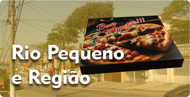 Caixa de Pizza Quadrada em Rio Pequeno