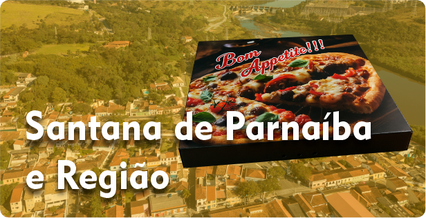 Caixa de Pizza Quadrada em Santana de Parnaíba