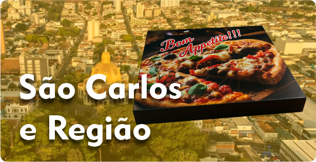 Caixa de Pizza Quadrada em São Carlos