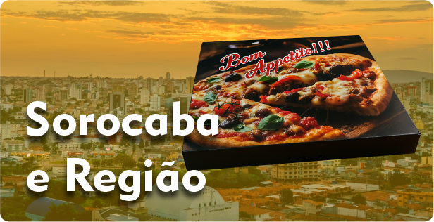 Caixa de Pizza Quadrada em Sorocaba