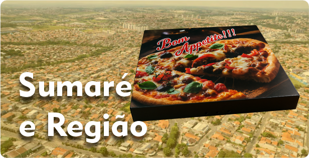 Caixa de Pizza Quadrada em Sumaré
