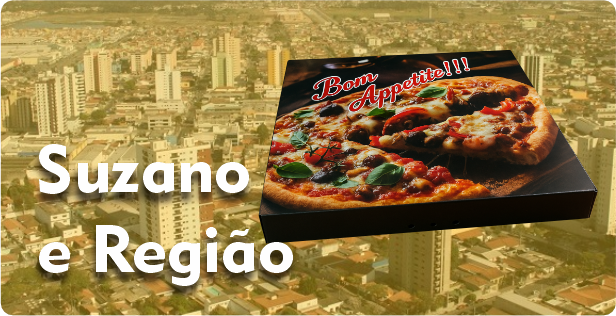 Caixa de Pizza Quadrada em Suzano