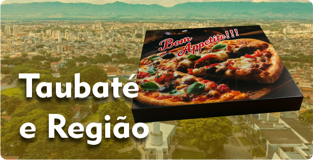 Caixa de Pizza Quadrada em Taubaté