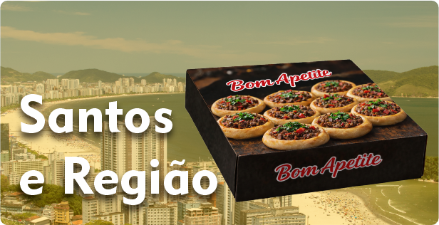 Caixa de Esfiha em Santos