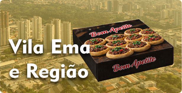 Caixa de Esfiha em Vila Ema