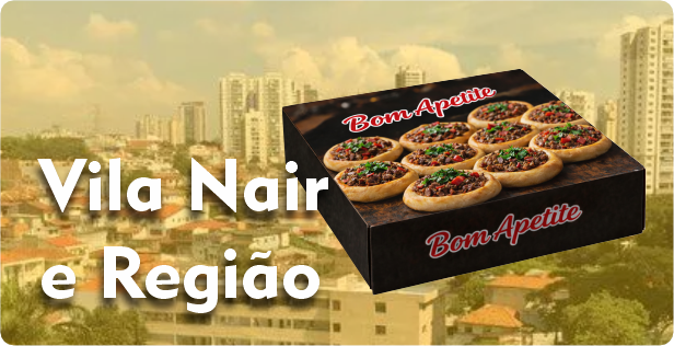 Caixa de Esfiha na Vila Nair