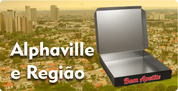 Caixa de Pizza Laminada em Alphaville