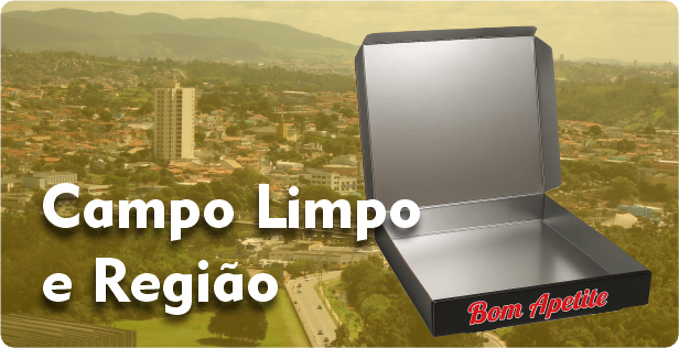 Caixa de Pizza Laminada em Campo Limpo
