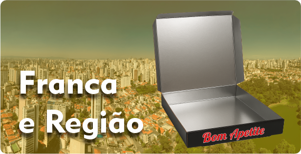 Caixa de Pizza Laminada em Franca