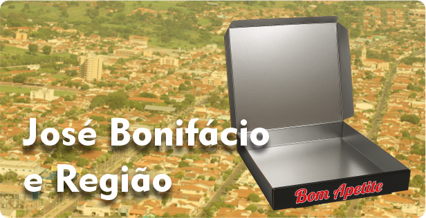 Caixa de Pizza Laminada em José Bonifácio