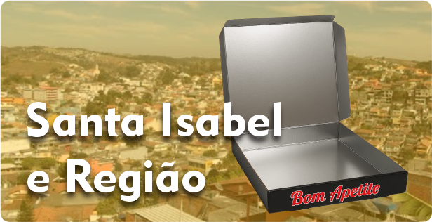 Caixa de Pizza Laminada em Santa Isabel