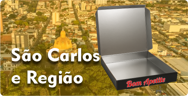 Caixa de Pizza Laminada em São Carlos