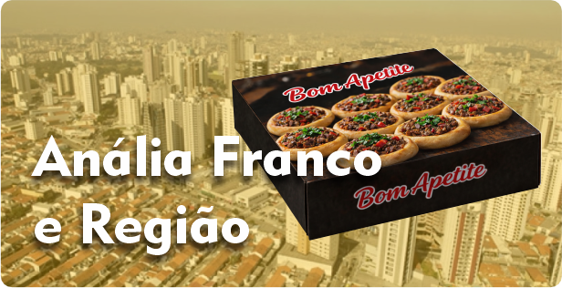 Caixa de Esfiha em Anália Franco