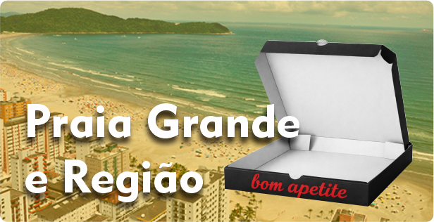 Caixa de Pizza Americana em Praia Grande