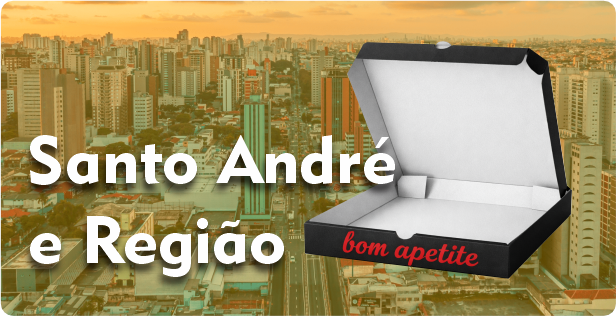 Caixa de Pizza Americana em Santo André