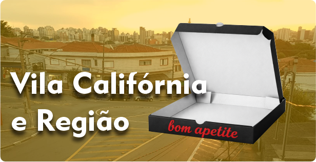 Caixa de Pizza Americana em Vila Califórnia