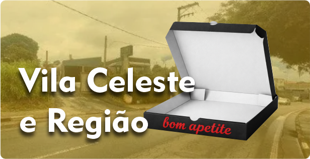 Caixa de Pizza Americana em Vila Celeste
