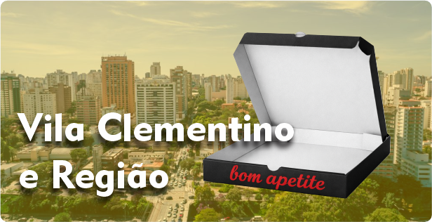 Caixa de Pizza Americana em Vila Clementino