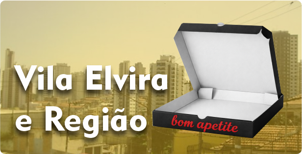 Caixa de Pizza Americana em Vila Elvira