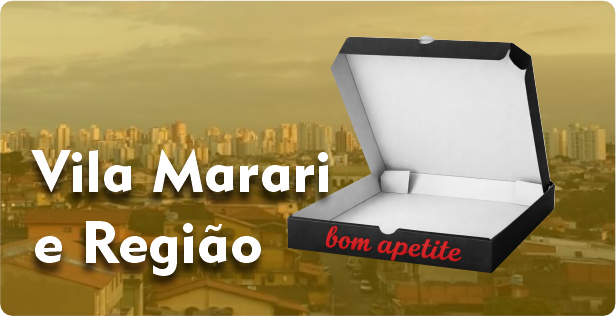 Caixa de Pizza Americana em Vila Marari