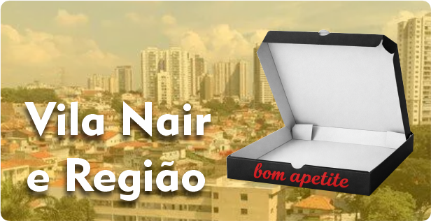 Caixa de Pizza Americana na Vila Nair