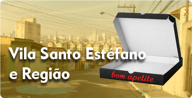 Caixa de Pizza Americana em Vila Santo Estéfano