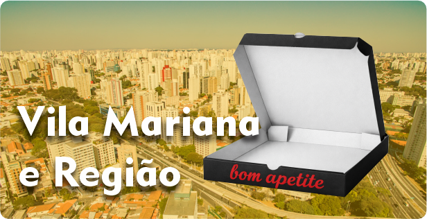 Caixa de Pizza Americana na Vila Mariana