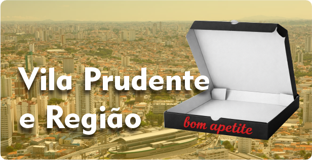 Caixa de Pizza Americana na Vila Prudente