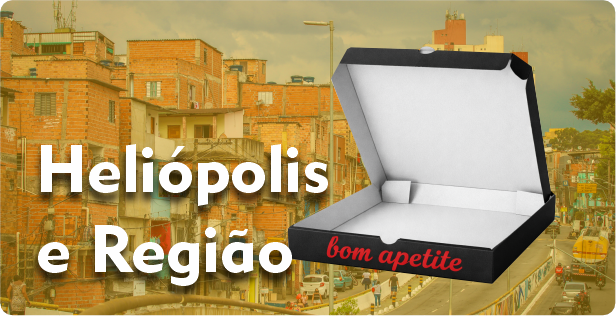 Caixa de Pizza Americana no Heliópolis
