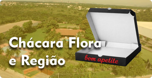 Caixa de Pizza Americana em Chácara Flora
