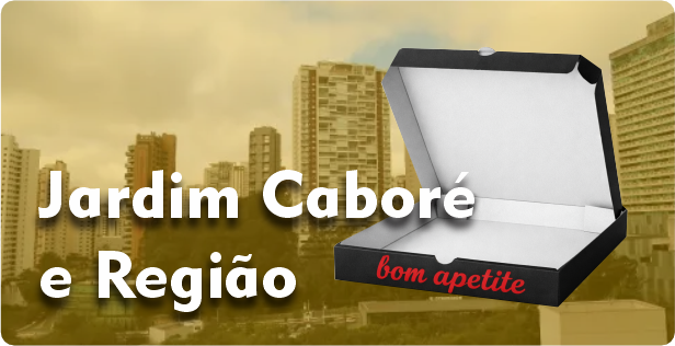 Caixa de Pizza Americana em Jardim Caboré
