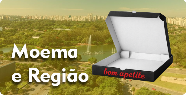 Caixa de Pizza Americana em Moema