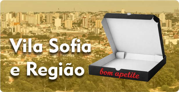 Caixa de Pizza Americana em Vila Sofia