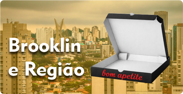 Caixa de Pizza Americana no Brooklin